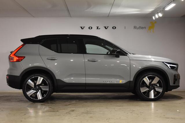 Volvo EX40 252PK Single Motor Extended Range 82 kWh Plus / Lounge pakket / Extra getint glas / Panoramadak / 360 camera / 20''velgen / zwart dak