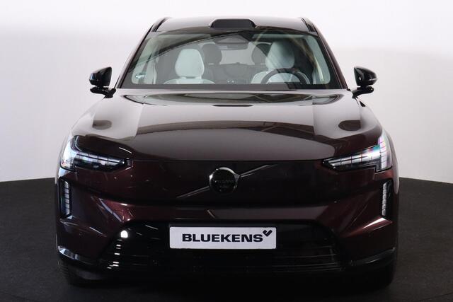 Volvo EX90 Performance Ultra Dark 7p. 111 kWh - Luchtvering - Panoramadak - IntelliSafe Assist & Surround - 360º Camera - Bowers & Wilkins audio - Verwarmde voorstoelen, stuur & achterbank - Parkeersensoren voor & achter - Head up display - Extra getint glas - 21' L
