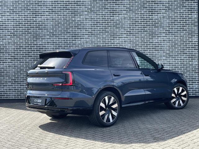 Volvo EX90 Twin Motor Ultra 7p. 111 kWh | Bowers en Wilkins Audio | Luchtvering | 7-zits | 360 camera | Dodehoekdetectie | Panoramadak | Sfeerverlichting | Stoel & stuurverwarming |