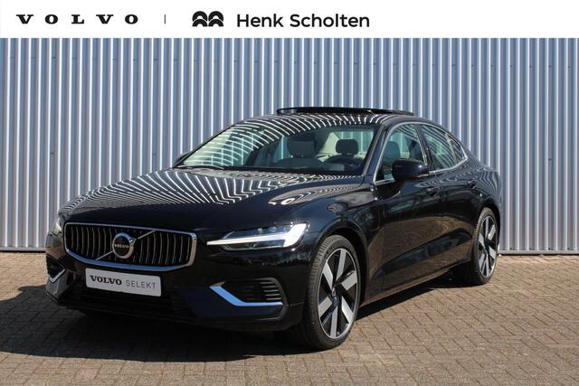 Volvo S60 Recharge T6 AWD Ultimate Bright | Long Range | Harman Kardon | 360º camera | Panoramadak | Stoel- en stuurverwarming | Verwarmde achterbank | Google Infotainment