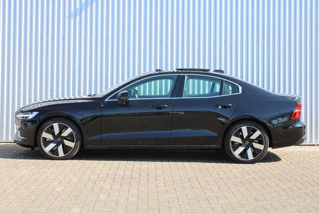 Volvo S60 Recharge T6 AWD Ultimate Bright | Long Range | Harman Kardon | 360º camera | Panoramadak | Stoel- en stuurverwarming | Verwarmde achterbank | Google Infotainment