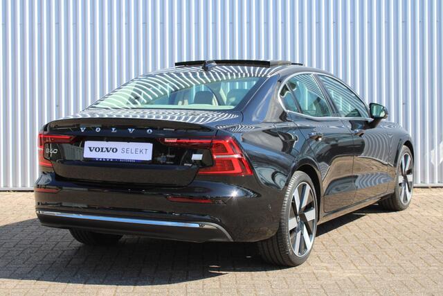 Volvo S60 Recharge T6 AWD Ultimate Bright | Long Range | Harman Kardon | 360º camera | Panoramadak | Stoel- en stuurverwarming | Verwarmde achterbank | Google Infotainment