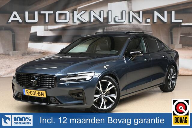 Volvo S60 2.0 B4 198pk R-Design / Plus Dark | 360° | Pano | Memory | Head-up | 100% (Dealer) onderhouden label