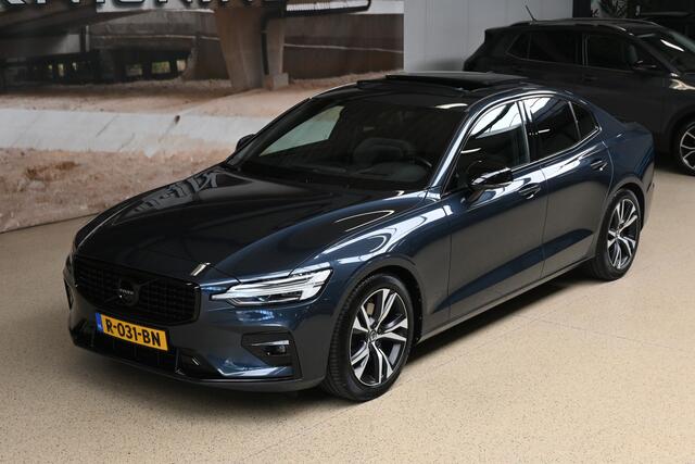 Volvo S60 2.0 B4 198pk R-Design / Plus Dark | 360° | Pano | Memory | Head-up | 100% (Dealer) onderhouden label