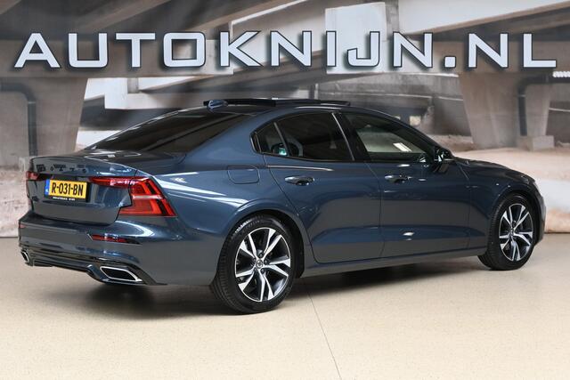 Volvo S60 2.0 B4 198pk R-Design / Plus Dark | 360° | Pano | Memory | Head-up | 100% (Dealer) onderhouden label