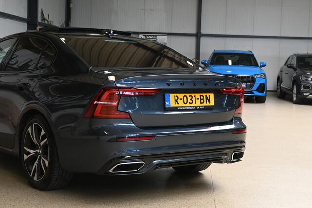 Volvo S60 2.0 B4 198pk R-Design / Plus Dark | 360° | Pano | Memory | Head-up | 100% (Dealer) onderhouden label
