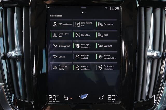 Volvo S90 T5 Momentum - Adaptive Cruise Control - Pilot Assist - BLIS dodehoekassistentie - Elektr. bedienbare best.stoel met geheugen - Lederen bekleding met zittingverlengers - Verwarmbare voorstoelen - Full LED verlichting met actieve bochtenverlichting - Apple®