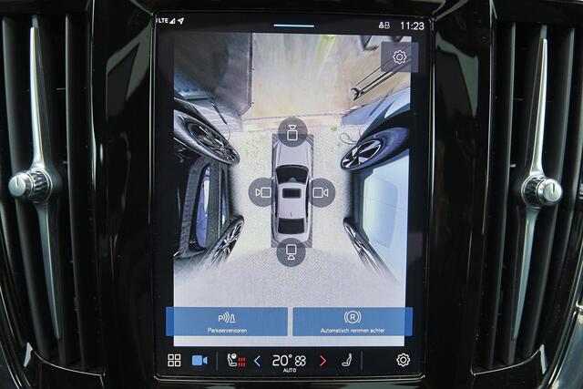 Volvo S90 T8 AWD Plus Dark - LONG RANGE - Luchtvering - Panorama/schuifdak - IntelliSafe Assist & Surround - 360º Camera - Harman/Kardon audio - Adaptieve LED koplampen - Verwarmde voorstoelen, stuur & achterbank - Parkeersensoren voor & achter - Elektr. bedienb. v