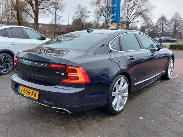 Volvo S90 2.0 T4 190pk Business Luxury + | Navi | Apple Carplay | Clima | Adap.Cruise | Leder+Verwarmd+Elek.Verstel | Head Up | Led Koplampen | Schuifdak | Pdc V+A+Assist+360 Camera | 20''lm | Trekhaak