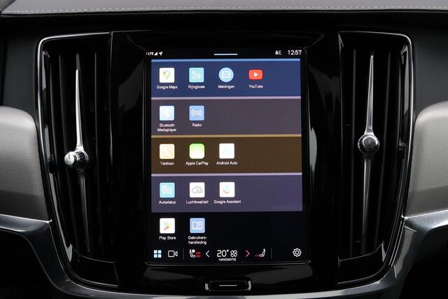 Volvo S90 T8 AWD Ultra Bright - Schuif/kanteldak - IntelliSafe Assist & Surround - 360º Camera - Bowers & Wilkins audio - Adaptieve LED koplampen - Verwarmde voorstoelen, stuur & achterbank - Parkeersensoren voor & achter - Elektr. bedienb. voorstoelen met geheugen
