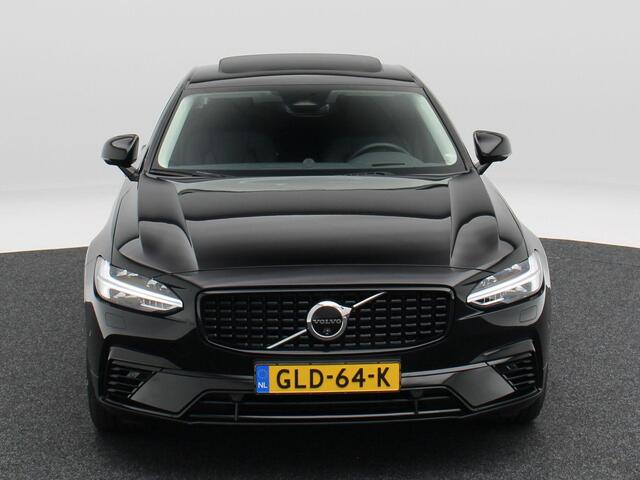 Volvo S90 2.0 T8 456 Pk Recharge AWD Ultra Dark | Stoel/Stuurverwarming | B&W audio | Head Up | 360º camera | Adaptive Cruise| Open Dak | Leer | 20 Inch | 22.288 Km !!