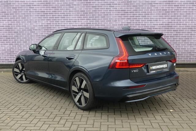 Volvo V60 T6 Recharge AWD Ultimate Dark | Long Range | Google Maps navigatie | Head-Up Display | Lederen Bekleding | Schuif-/Kanteldak | 360 Camera | Elek. Stoelen | Memory | Zitverlenging | Harman Kardon Audio | Stuur-/Stoelverwarming Voor + Achter | Elek. Achterk