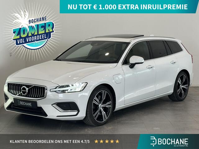Volvo V60 2.0 T6 Recharge AWD Inscription | Leder | Panoramadak | Harman Kardon | Lichtmetalen velgen 19" | Trekhaak elektrisch wegklapbaar | Apple Carplay/Android Auto | NL-auto!