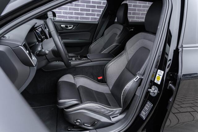 Volvo V60 T6 Plug-in hybrid Long Range AWD Plus Dark | Longe Range | 360 Camera | Sportstoelen | Adaptieve Cruise | Stoel-/Stuurverwarming | Memory | Verwarmbare voorruit | Getint Glas | Park Assist | Elek. Achterklep | 19" LM