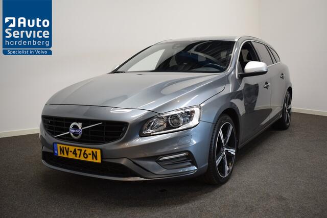 Volvo V60 T3 153pk AUT6 R-Design Nordic+ Trekhaak 1500kg/ Cruise/ Xenon/ Navi