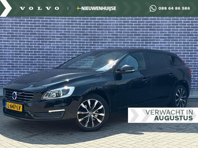 Volvo V60 1.5 T3 Polar+ | Achteruitrijcamera | Stoelverwarming | Lederen bekleding | Verwarmbare voorruit | Zwarte Hemel | Getint Glas |
