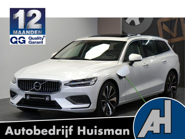 Volvo V60 2.0 T6 Recharge AWD 250kW/340pk Aut8 Inscription PANORAMADAK + HARMAN/KARDON + ADAPT.CRUISE + PILOT ASSIST + STOEL-&STUURVERWARMING + HEAD-UP + CAMERA + KEYLESS ENTRY&GO + LANE ASSIST + PARKSENSOREN V&A + 19" LM-VELGEN!!