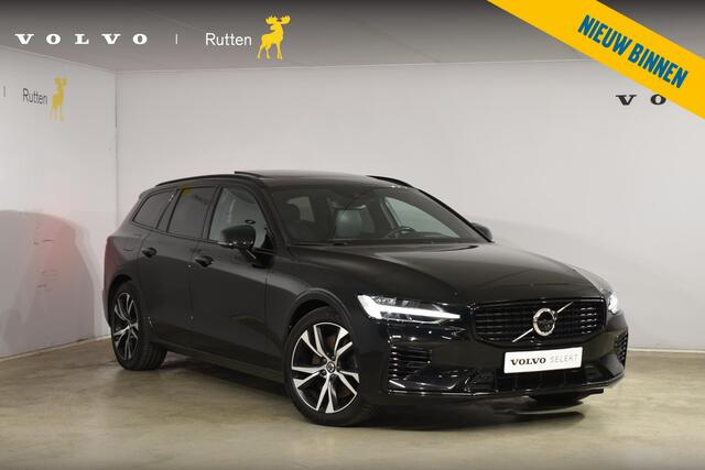 Volvo V60 T6 340PK Automaat Plug-in hybrid AWD R-Design / Panoramadak / Stoelverwarming / Stuurverwarming / 360 Camera / Sportstoelen, Elektrisch met geheugen / Head-up Display / Harman Kardon / Cruise control