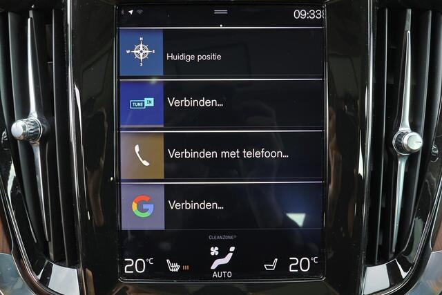 Volvo V60 T4 Inscription - Panorama/schuifdak - Verwarmde voorstoelen - Parkeersensoren achter - Elektr. bedienb. bestuurdersstoel met geheugen - Head up display - High Performance audio - Cruise Control - 19' LMV