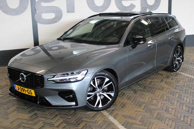 Volvo V60 2.0 B4 R-Design | Incl. 12 maanden garantie | Cruise control | 360° camera | Stoel verwarming/verkoeling | Stuurverwarming | Memory seats met massage functie | Harman/Kardon audio | Schuif/kantel dak |
