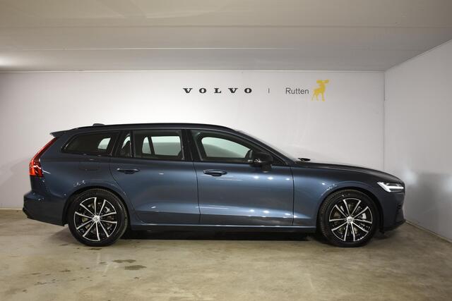 Volvo V60 T6 350PK Automaat Plug-in Hybrid AWD Plus Dark / Navigatie / 360 Camera / Harman Kardon / Stuur & Stoelverwarming / LM Velgen / Trekhaak