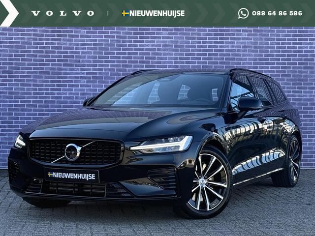 Volvo V60 2.0 T6 Plug-in hybrid AWD Plus Dark | 360° Camera | Stoel en stuurverwarming | Trekhaak | Adaptieve cruise control | Harman/Kardon audio | BLIS dodehoekdetectie |
