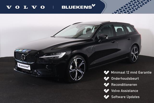 Volvo V60 T8 Recharge AWD Ultimate Dark - Panorama/schuifdak - IntelliSafe Assist & Surround - 360º Camera - Bowers & Wilkins audio - Adaptieve LED koplampen - Verwarmde voorstoelen, stuur & achterbank - Parkeersensoren voor & achter - Elektr. bedienb. voorstoelen