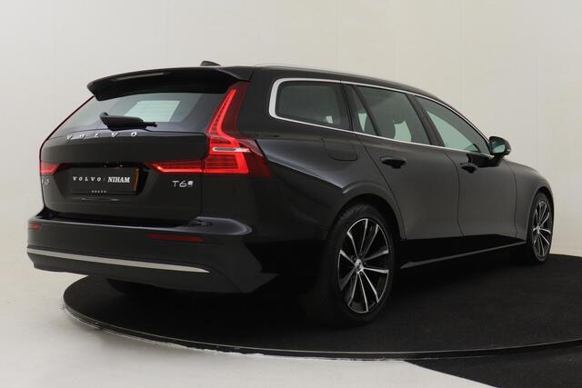 Volvo V60 T6 PLUG-IN HYBRID AWD ESSENTIAL BRIGHT -LEDER|CLIMATE|BLIS|TREKHAAK|ADAP.CRUISE|CAMERA|LENDESTEUN