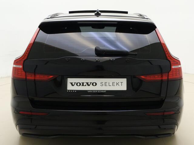 Volvo V60 B4 211pk Ultimate Dark / 20'' / Black Pack / Getint glas / Panoramadak / Head-Up / Lederen dashboard / Elektr. Stoelen / ACC / BLIS / Harman&Kardon / Keyless /