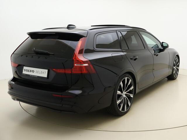 Volvo V60 B4 211pk Ultimate Dark / 20'' / Black Pack / Getint glas / Panoramadak / Head-Up / Lederen dashboard / Elektr. Stoelen / ACC / BLIS / Harman&Kardon / Keyless /