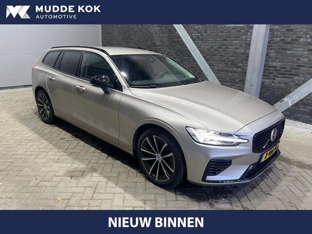 Volvo V60 T6 Plug-in hybrid Plus Dark | ACC | Trekhaak | BLIS | Camera | Keyless | Vol-Leder