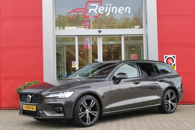 Volvo V60 2.0 B4 211PK PLUS DARK |19" 5-MULTI SPAAKS BLACK DIAMOND CUT LICHTMETALEN VELGEN | PILOT ASSIST | REMOTE START | APPLE CARPLAY / ANDROID AUTO | NAVIGATIE BY GOOGLE | DRAADLOZE TELEFOONLADER | PARK ASSIST - ACHTERUITRIJCAMERA EN PAKEERSENSOREN VOOR + ACHT
