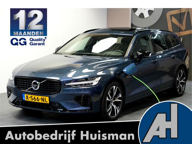 Volvo V60 2.0 T6 AWD 250kW/340pk Aut8 Recharge Inscription PANORAMADAK + MASSAGE STOELEN + ADAPT.CRUISE + STOELVENTILATIE + STYLING PAKKET + EL.TREKHAAK + PILOT ASSIST + STOEL-&STUURVERWARMING + STANDKACHEL + ON-CALL + CAMERA + PARKSENSOREN + 19" LM-VELGEN!!