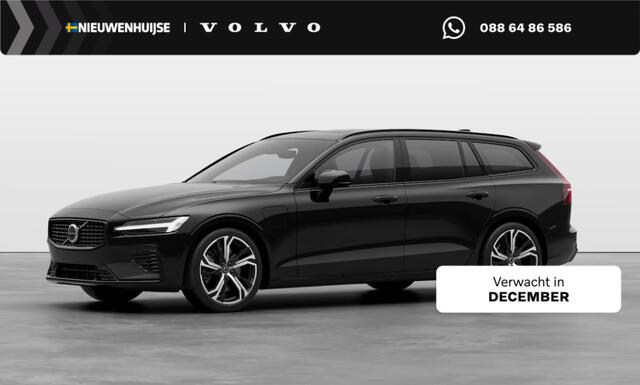 Volvo V60 2.0 T8 Plug-in hybrid AWD Plus Perform. Ed. Dark | Schuif-/Kanteldak | Harman Kardon Audio | Adaptive Cruise Control | Achteruitrijcamera | Keyless Entry | Elek. Verst. Voorstoelen