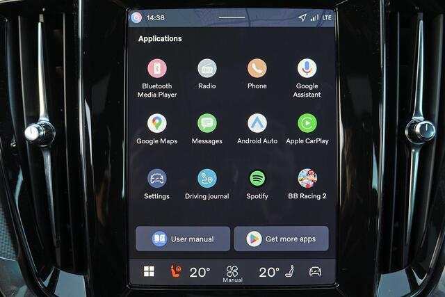 Volvo V60 T6 Recharge AWD Plus Dark - IntelliSafe Assist & Surround - 360º Camera - Harman/Kardon audio - Verwarmde voorstoelen, stuur & achterbank - Parkeersensoren voor & achter - Elektr. bedienb. voorstoelen met geheugen - Elektr. inklapbare trekhaak - 18' LMV