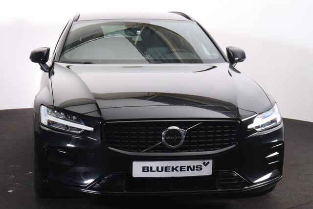 Volvo V60 B3 Plus Dark - IntelliSafe Assist & Surround - Parkeercamera achter - Verwarmde voorstoelen, stuur & achterbank - Parkeersensoren voor & achter - Elektr. bedienb. voorstoelen met geheugen - Draadloze tel. lader - High Performance audio - 18' LMV