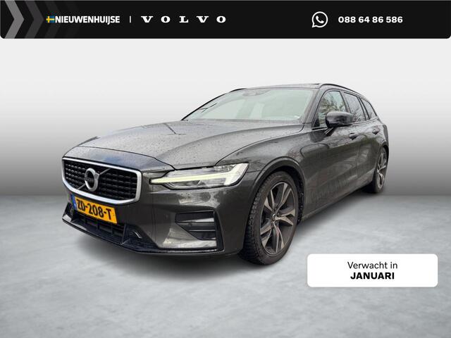 Volvo V60 2.0 T5 R-Design | Schuif/kantel Panoramadak | Stoel/stuurverwaring | Leder | parkeersensoren V+A | Apple carplay/android auto | Elektr. bedienbare achterklep |