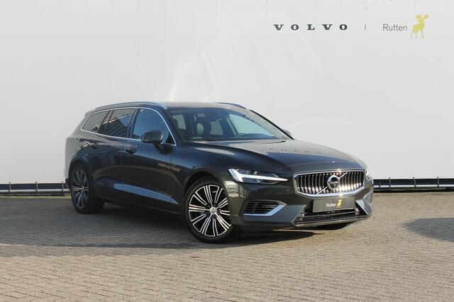 Volvo V60 T6 350PK Automaat Recharge AWD Inscription Panoramisch schuif-kanteldak / Semi elektrisch wegklapbare trekhaak / DAB+ / Apple Carplay / Lederen bekleding / 360graden camera