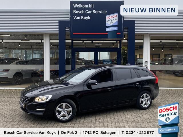 Volvo V60 1.5 T3 Polar / Automaat / Dealer-Onderhouden / Adaptieve Cruise-Control / Standkachel / Stuur-/Stoelverwarming / Trekhaak / Keyless / Climate-Control / Radio-Bluetooth / Navi / PDC-Achter / 16'' LMV / ENZ.