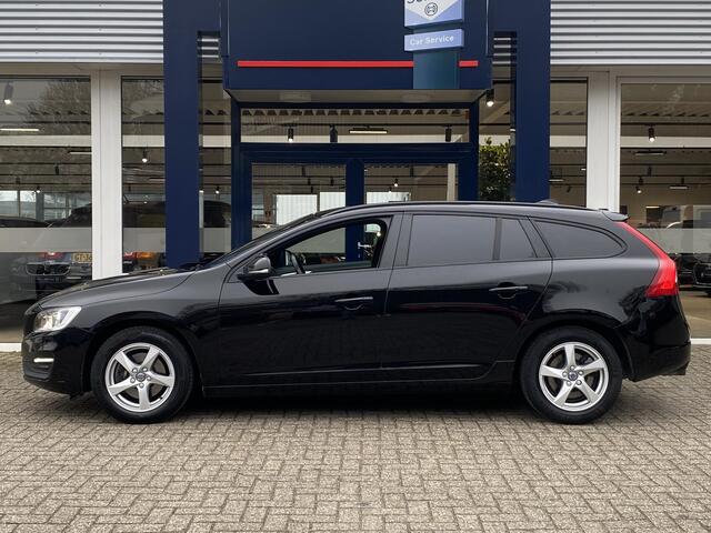 Volvo V60 1.5 T3 Polar / Automaat / Dealer-Onderhouden / Adaptieve Cruise-Control / Standkachel / Stuur-/Stoelverwarming / Trekhaak / Keyless / Climate-Control / Radio-Bluetooth / Navi / PDC-Achter / 16'' LMV / ENZ.