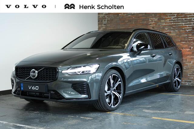 Volvo V60 T8 Plug-in hybrid AWD Plus Dark | Harman Kardon Premium Audio | 360° Parkeercamera | Parkeersensoren voor en achter | Google Infotainment | Nappa Lederenbekleding | Panoramadak | Parkeerverwarming | Head-Up Display | 19" 5-Spaaks Black / Diamond Cut velge