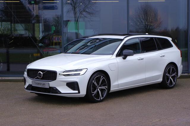 Volvo V60 2.0 T8 456 PK Plug-in Hybrid AWD Ultimate Dark Long Range, Panoramadak, Trekhaak, H/K Sound, 360 Camera,