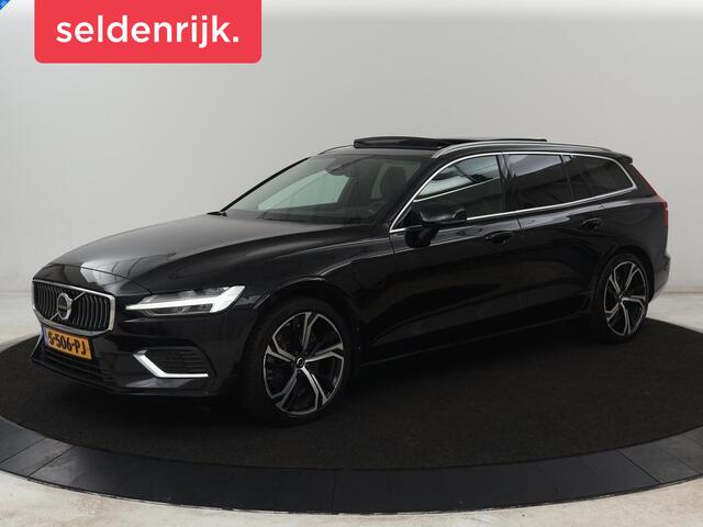 Volvo V60 2.0 T8 Plug-in AWD Ultimate Bright | Panoramadak | Trekhaak | Leder | Stoelventilatie | 360 Camera | Harman/Kardon | Head-Up | Keyless | Carplay | Achterbankverwarming | Adaptive cruise | PHEV