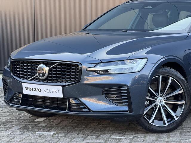 Volvo V60 2.0 T6 Plug-in hybrid AWD Plus Dark Adaptive Cruise Control / BLIS / 360 camera / Electr. stoelverstelling / Stoel-, stuur-, voorruit verwarming / Keyless drive /