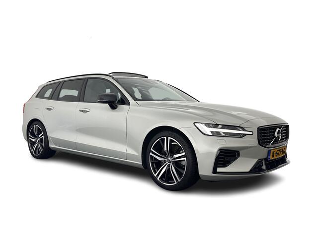 Volvo V60 2.0 T6 Recharge AWD R-Design (Plug-in) (INCL.BTW) Aut. *PANO | HEAD-UP | LEATHER-FABRIC | FULL-LED | MEMORY-PACK | HARMAN/KARDON | DIGI-COCKPIT | HEATED-SPORTSEATS | KEYLESS | DAB+ | NAVI-FULLMAP | PDC | CRUISE | TOWBAR | 19''ALU*