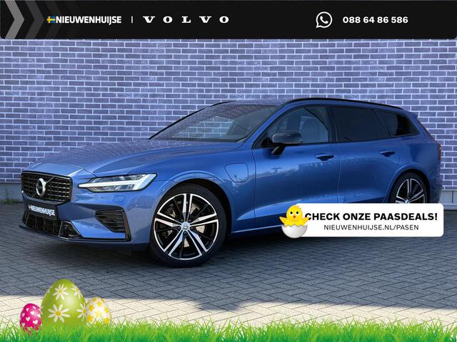 Volvo V60 2.0 T6 Recharge AWD R-Design | Trekhaak | Adaptive Cruise Control | BLIS | Memory Seats | 19" | Stoel & Stuurverwarming | Actieve Bochtverlichting | CarPlay |