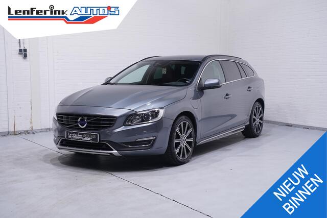 Volvo V60 2.4 D5 Twin Engine AWD navigatie lederen bekleding lane-assist stoelverwarming private-glas 18"lmv xenon cruise-controlle bliss botswaarschuwing
