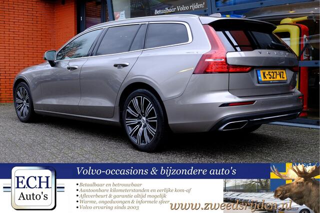 Volvo V60 2.0 B3 177 pk Inscription, Leer, Navi, Apple CarPlay, Stuurwielverw.