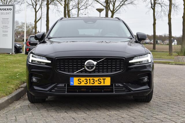 Volvo V60 B4 211PK Automaat Plus Dark | Trekhaak | ACC | Leder | Stoelverwarming | 360 Camera | 18"LMV