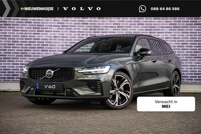 Volvo V60 2.0 T6 Plug-in hybrid AWD Ultra Dark | Panoramadak | Head Up Display | Donker Glas | Sportstoelen | Power Seats | Harman Kardon |
